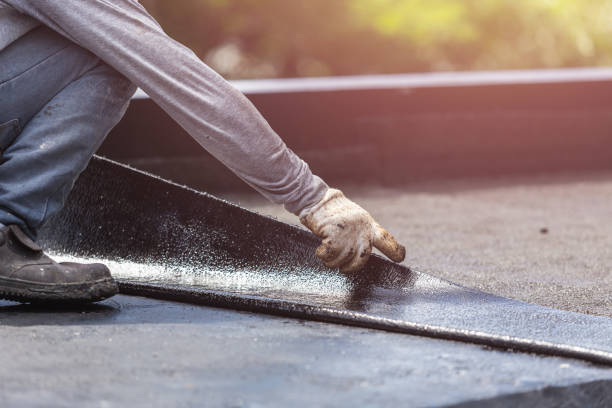 Professional Exterior Waterproofing technician working in Hancock, WI